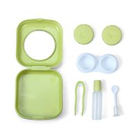 edealing 1SET Mini Contact Lens Travel Kit Case Pocket Size Storage Holder Container