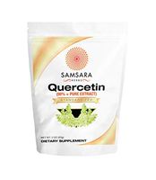 Samsara Herbs Quercetin 98%+ Pure Extract Dihydrate Powder (2oz/57g) - Equal to 114 x 500mg Capsules - Natural Antihistamine, Antioxidant and Immune Support - Non Citrus Quercetin