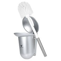 CHUANGDIAN Wall-Mounted Hideaway Toilet Brush and Holder Bathroom Toilet Bowl Cleaning Tool