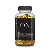 Complete Nutrition Tone Gold, Supports Body Fat Loss, Metabolism & Weight Management, Omega 7, 6 & 3, Sea Buckthorn, 90 Softgels