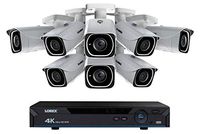 Lorex LNR6100 8-Channel 4K UHD NVR with 2TB HDD and 8X LNB8005 Night Vision Bullet IP Cameras