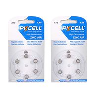 ZA10 Size 10, PR70, P10 1.45V Hearing Aid Batteries 12 Pcs