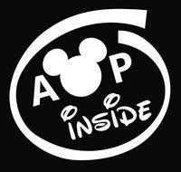 Annual Pass Holder Inside Disney Inspired Vinyl Decal