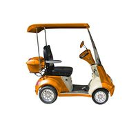 E-Wheels EW-54 4-Wheel Buggie Electric Mobility Scooter - Orange