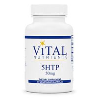 Vital Nutrients - 5HTP 50 mg - Vegan Formula - Amino Acid to Promote Emotional Well-being, Support Appetite Control and Sleep Regulation - 60 Vegetarian Capsules per Bottle