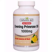 Natures Aid Evening Primrose Oil 1000mg (Cold Pressed) 180 Softgels