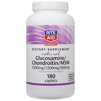 Rite Aid Natural Glucosamine/Chondroitin/MSM, 1500mg/1200mg/900mg - 180 ct