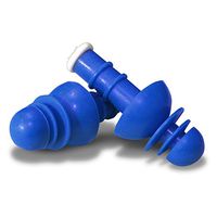 HEAROS 7411 F4 Reusable Earplug, NRR27, Uncorded, POP Case, Regular, Blue (Pack of 50)