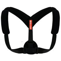 iPERSON Back Posture Corrector Clavicle Support Brace Medical Device Improve Bad Posture Thoracic Kyphosis, Shoulder Alignment, Shoulder Support Brace Figure8 Clavicle Upper Back Pain Relief Black