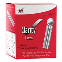 Clarity Diagnostics CLA DTG-GL7 30G Twist Top Lancet (Pack of 100)