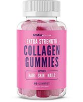 MAV Nutrition Collagen Hair Vitamins Gummy with Vitamin C & Zinc for Immune Support for Women & Men; Supplement & Biotin; Non-GMO, 60 Count
