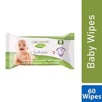 Organyc, Sweet Caress, Organic Cotton Baby Wipes, 60 Wipes