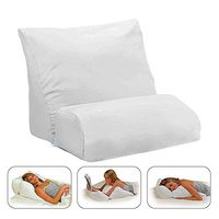 blue--net 10-in-1 Flip Pillow, Multifunctional Bed Wedge Pillow, Memory Foam Incline Cushion for Back and Legs