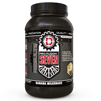 PRO Fusion 7 Sustained Release Protein- High Protein Meal Replacement Enhanced with MCT Oil (Banana Milkshake)