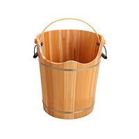 Foot tub，Foot Bath Pedicure Barrel for Soaking Feet，High Insulation Wood Foot Bath,Foot Basin Wooden Bucket 50CM High (Size : A)