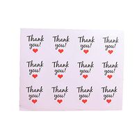 Mr-Label 300 Pcs of Circle Sealing Sticker – Thank You Sticker/Thank You Adhesive Label for Card| Envelope|Gift| Product (White)