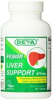 Vegetarian Supplements: Deva Nutrition Vegan Liver Support 675 mg, 90 tablets