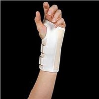 SS4915088 - Leader Deluxe Carpal Tunnel Wrist Support, White, Small/Right