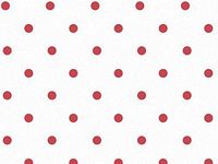 Red Dots on White Tissue Paper 240~20"x30" Sheets Recycled (240 Sheets) - WRAPS-P1383