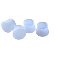 Kiorc 4pc Table Chair Leg Silicone Cap Pad Furniture Table Feet Cover Floor Protector