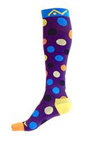 Compression Socks (1 pair) for Women & Men by A-Swift (Wonder Dots, S/M)