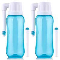 2PCS Peri Bottle for Postpartum Care, Tinabless 17oz Portable Bidet with 2 Replaceable Cleaning Nozzles, MomWasher for Perineal Recovery and Cleansing After Birth, Shower Gift with Travel Bag