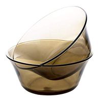 AXZHYX Bowl Kitchen Bowl Set, Tempered Glass Salad Bowl Fruit Bucket Serving Bowl Set of 2,Coffee Hotel Tableware Home Noodles Boiled Fish Soup Bowl