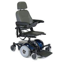 Pronto M41 Power Wheelchair - Van Seat w/Solid Base - Red (20in x 18in), Van Seat w/Solid Base