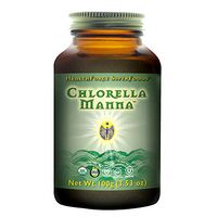 HealthForce SuperFoods Chlorella Manna Powder - 100 Grams- Freshwater Alga Supplement, Supports Detoxification, Antioxidant - Organic, Vegan, Gluten Free - 66 Servings