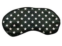 Black Stars Sleep Mask Light Breathable Soft Blindfold Eye Mask with Elastic Band
