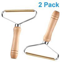 Portable Lint Remover, Clothes Fuzz Shaver Lint Roller - Reusable Double Sided Lint Remover Travel Brush for Removing Lint Pet Hair Dust in Clothes and Furniture, 2 Pack