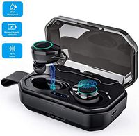 Gamtec Boost Up Bluetooth 5.0 Wireless Earbuds Headphones, iPX7 Waterproof Auto Pairing Earphones Headset Built-in Microphone, 100H Cycle Play Time, 3000mAh Charging Case, Hi-Fi Sound, Touch Operation