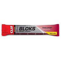 Clif Black Cherry Bloks Energy Chews w/Caffeine - Box of 18 - Black Cherry, Box of 18