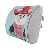 SPLY DTEM Memory Foam Waist Cushion - Premium Lumbar Support Pillow Lower Back Pain Relief, Protect and Soothe Your Back - Improve Your Posture - Soft and Sturdy Balanced Chair Pillows.