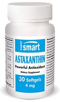 Supersmart MrSmart - antioxidants - Astaxanthin 4 mg - Powerful antioxidant cartotenoid with numerous Health Benefits. 30 softgels.