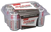 Dayton Dayton C Battery, Alkaline, Everyday, 1.5VDC, PK 12 40KJ56 - 1 Each