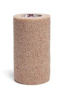 Coban LF Cohesive Bandage 4 Inch X 5 Yard Standard Compression Self-Adherent Closure Tan NonSterile, 2084 - Sold by: Pack of One