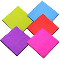 Maosifang 100 Pieces Beverage Paper Napkins Cocktail Paper Napkin 2 Ply,5 Color