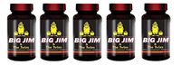Big Jim & The Twins Male Enhancement All Natural Formula 60 Pills Per Bottle 5 Bottles