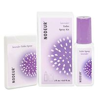 NODEUR Before You Go Toilet Spray Bathroom Air Fresher 2oz Bottle Plus 0.67oz Travel size 1+1 Kits (Lavender)