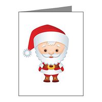 Note Cards (20 Pack) Christmas Cuties Santa Claus