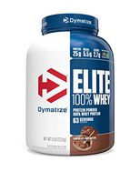 Dymatize Elite 100% Whey Protein Powder, 25g Protein, 5.5g BCAAs & 2.7g L-Leucine, Quick Absorbing & Fast Digesting for Optimal Muscle Recovery, Chocolate Cake Batter, 5 Pound