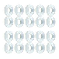 YR Soft Silicone Eyeglasses Temple Tips Sleeve Retainer, Comfort Anti-Slip Ear Cushions For Sunglasses 10 Pairs-Clear