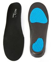 WellBeing Pro Bubble Tech Insoles for Heel Pain and Fallen Arches 4/5.5 Black