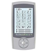 18 Modes Plantar Fasciitis tens Unit Machines for feet Pain Tennis Elbow Back Neck Shoulder Knee Legs Body Pain tmj Replacement Pads Pro18AB Silver HealthmateForever