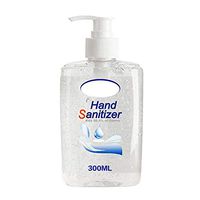 Ateboo Refreshing Hand Sanitizer Gel, Disposable Hand Soap Gel, 300ML Super-Large Capacity Household Cleaning Gentle Hydrating Hand Sanitizer Soothing Gel (Transparent -300ML)