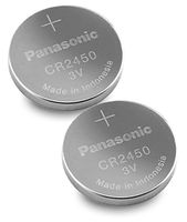 Panasonic Cr2450-10 CR2450 CR 2450 Lithium 3V Battery, 0.5" Height, 0.1" Wide, 0.5" Length, Lithium (Pack of 10)
