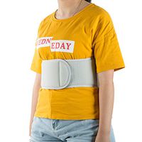 Rib Belt for Women, Elastic Rib Injury Binder Support Belt Rib Cage Protector Wrap for Sore or Bruised-Large