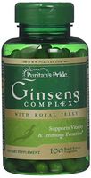 Puritans Pride Ginseng Complex 1000 mg Rapid Release Capsules, 100 Count