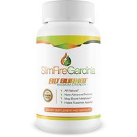 Slim Fire Garcinia- 60% HCA- Maximum Strength- All Natural Fat Burner- Garcinia Cambogia Weight Loss Supplement- Carb Blocker - for Men and Women